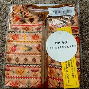 little sleepies Harvest Fair Isle Zippy 6-12 months